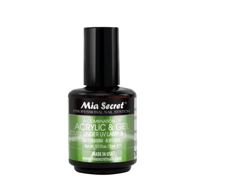 A COMBINATION OF ACRYLIC AND GEL MIA SECRET 15 ML